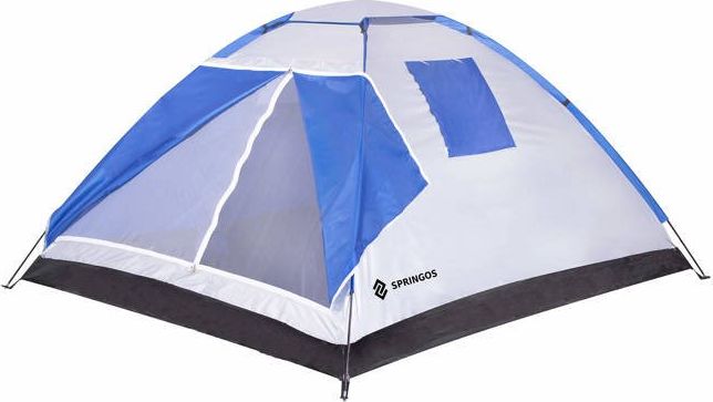 Namiot turystyczny Springos 4 osobowy niebieski