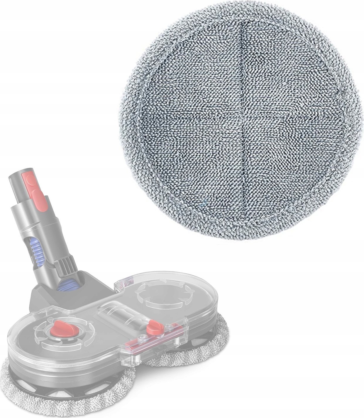 Rosfix ŚCIERECZKA DO MOP SCZOTKA TURBO GŁOWICA MOPUJĄCA DYSON V7 V8 V10 V11 V15
