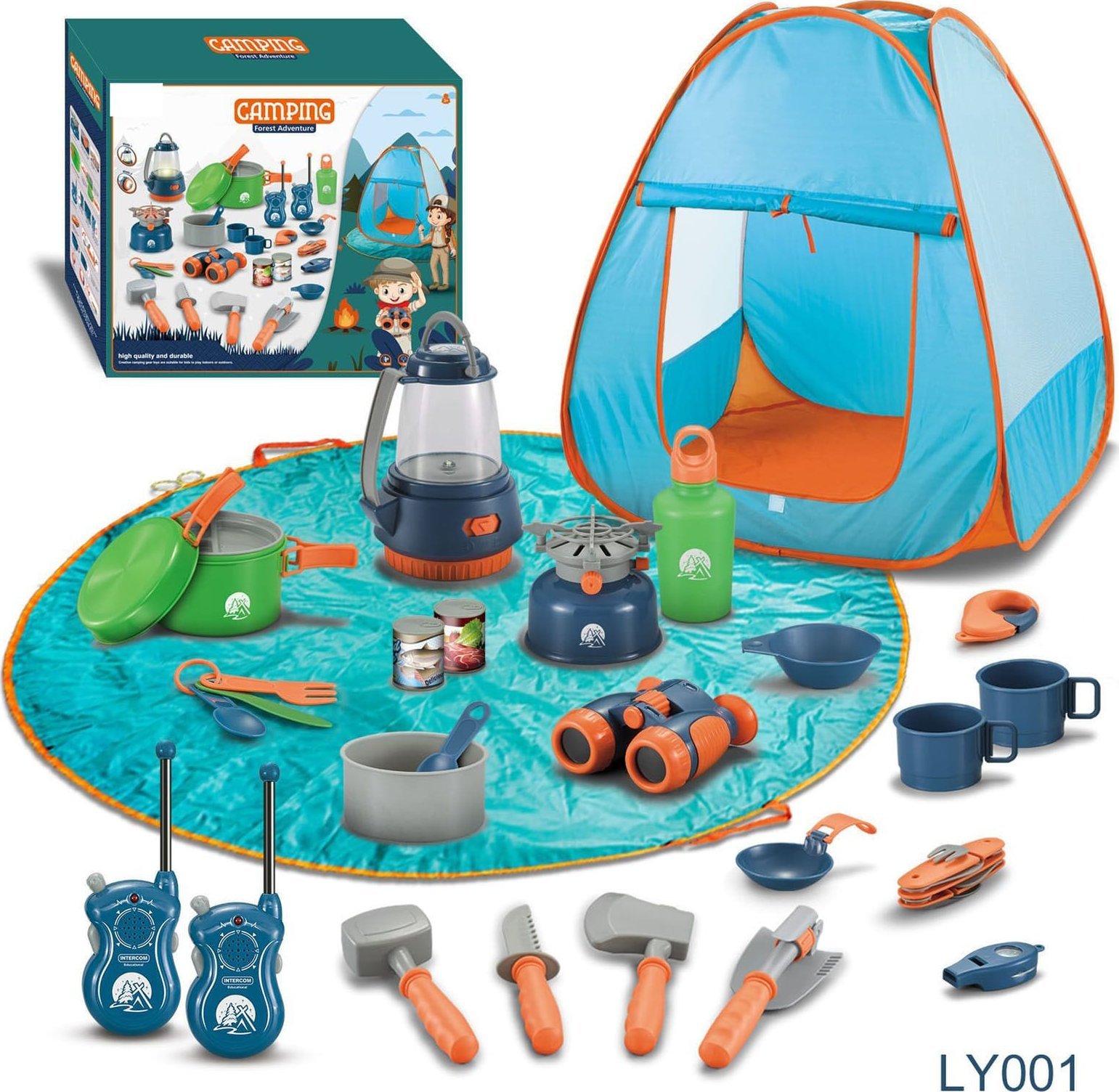 Ramiz MEGA Zestaw Kempingowy z Namiotem + Akcesoria