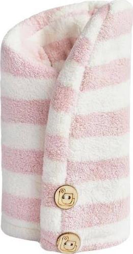 Trust my Sister TRUST MY SISTER_Ręcznik do włosów z mikrofibry Różowo-Biały