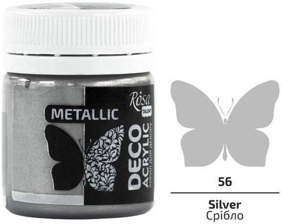 Farba akrylowa metaliczna silver 56 20ml