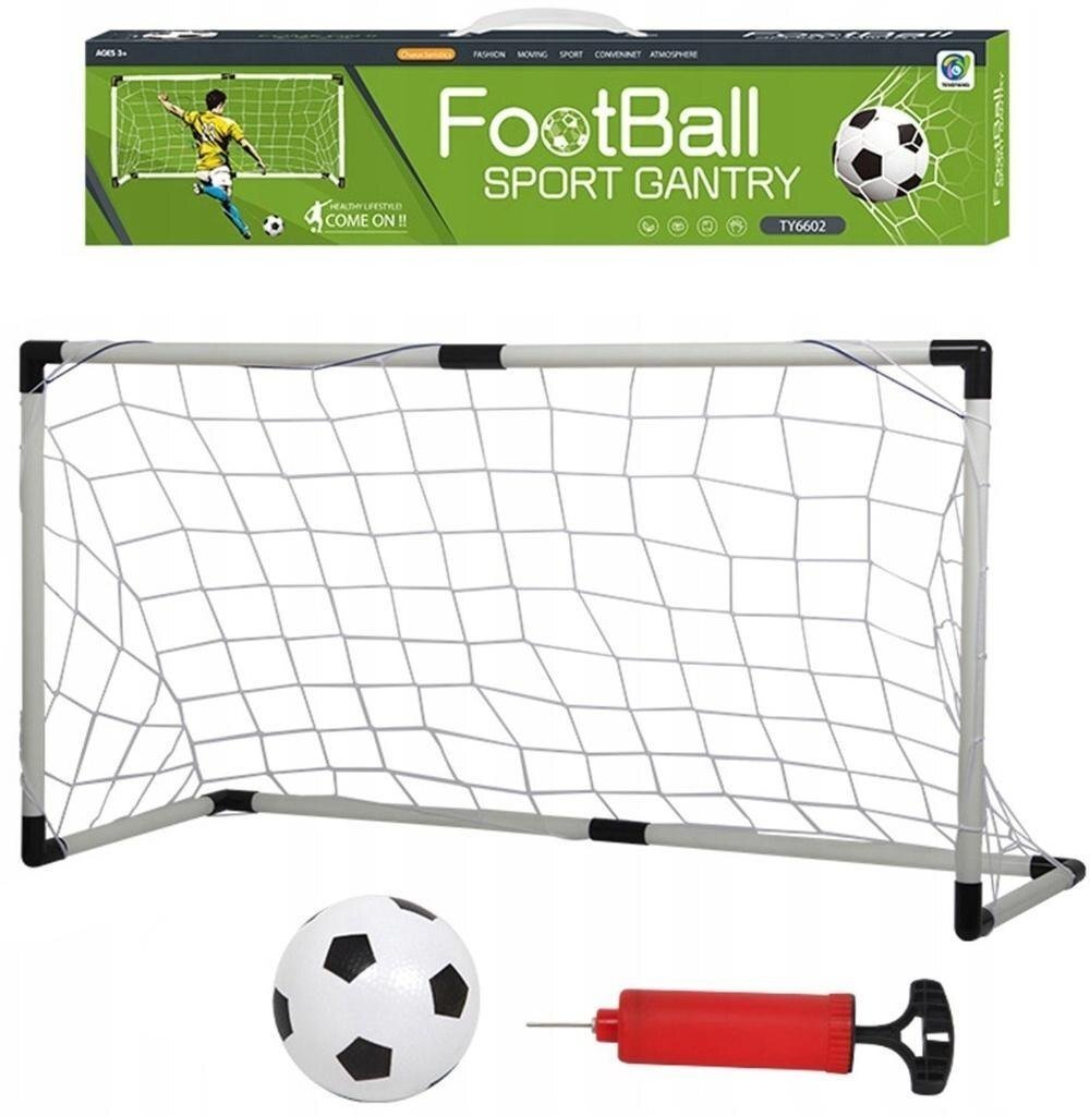 Bramka z piłką i pompką 122x65x48cm