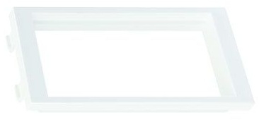 Kontakt-Simon Adapter CIMA na 2 gniazda bezśrubowe K45 45x45mm biały S44/9