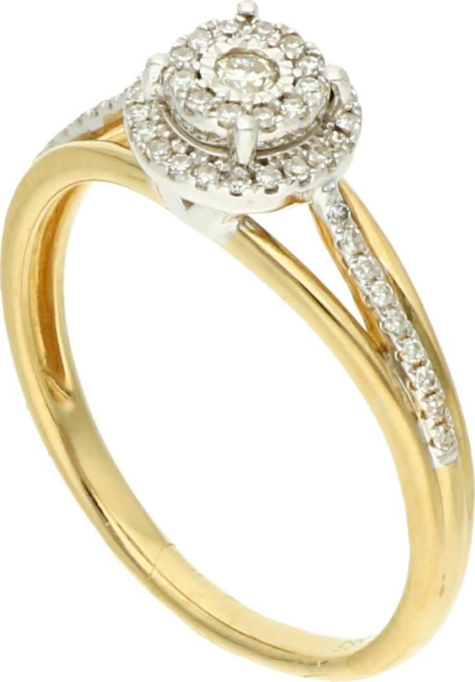 Rosanto Złoty pierścionek z brylantem roz. 11 585 14k