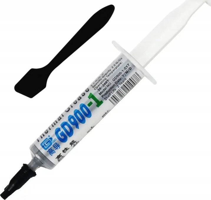 Pasta termoprzewodząca Świeża Pasta GD900-1 7 gram 6W/mk SZPATUŁKA
