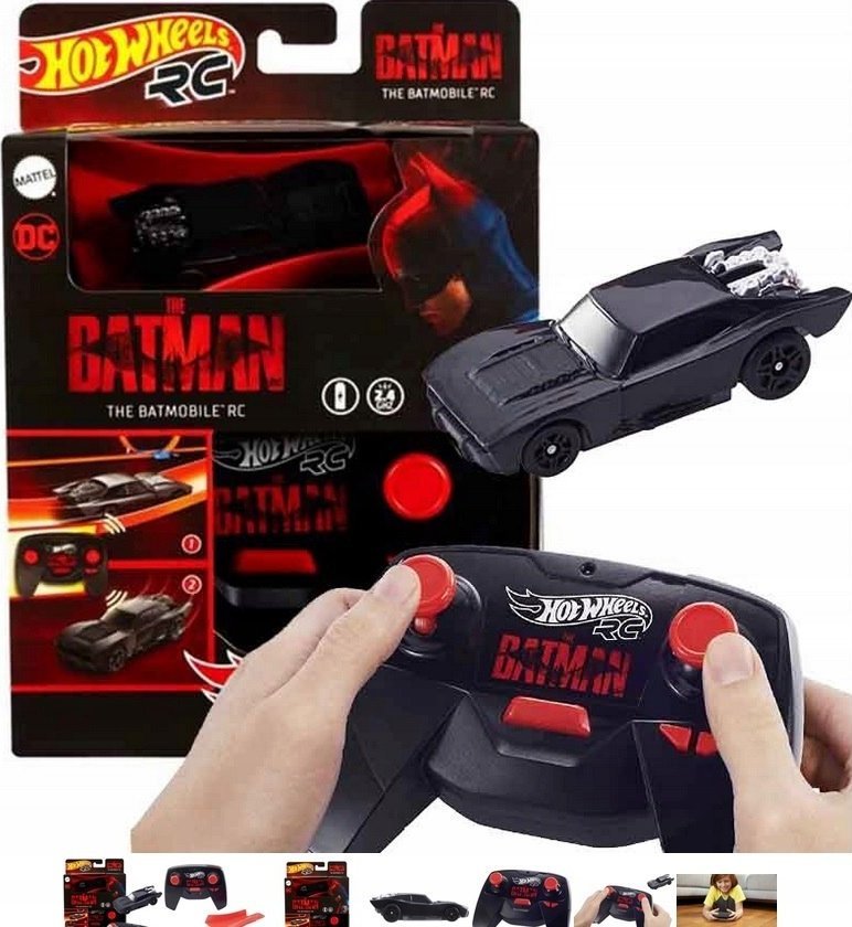 Hot Wheels Hot Wheels Batmobile Remote Control Toy Car Batman Muscle Car Vehicle