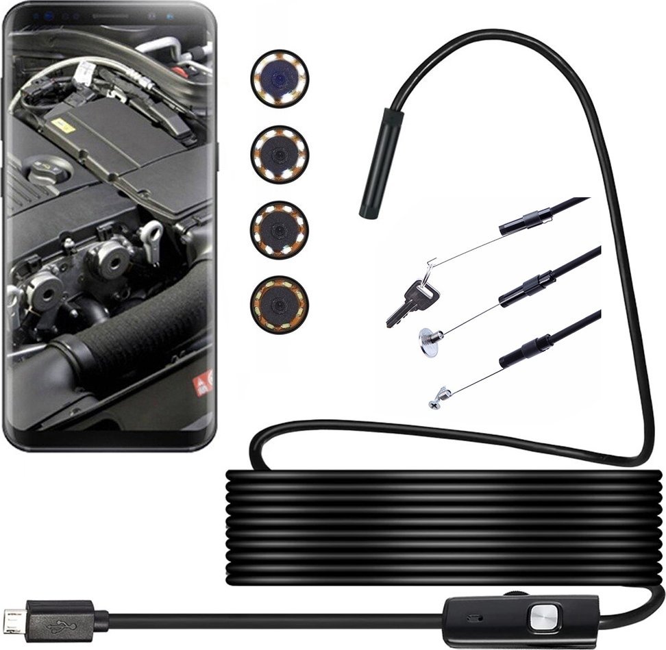 Verk Endoskop kamera inspekcyjna android pc usb 5m led Endoskop kamera inspekcyjna android pc usb 5m led