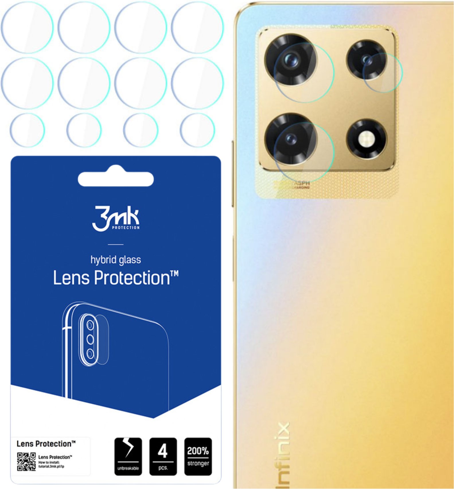 INFINIX HOT 30I - 3MK LENS PROTECTION