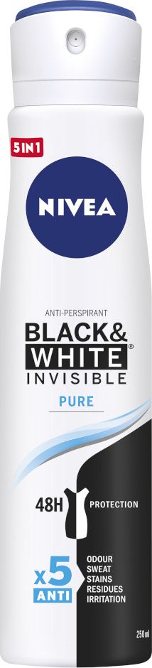 Nivea Dezodorant INVISIBLE PURE 250 ml (0182232)