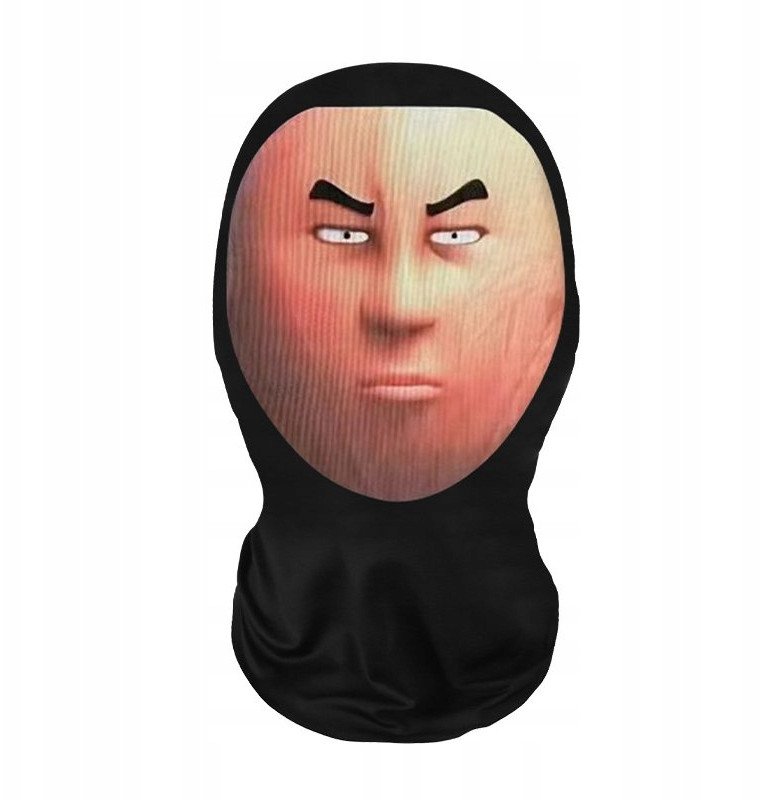 Kominiarka MASKA IMPREZA Narty Motor MIKROFIBRA NADUK 3D COSPLAY Emotka