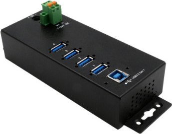 Exsys EXSYS EX-1186HMVS-2 4-portowy koncentrator USB 3.2 Gen 1 z ochroną przeciwprzepięciową ESD 15KV