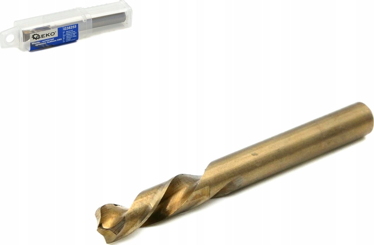 Geko Wiertło - rozwiertak zgrzewów 8x80mm HSS (400)