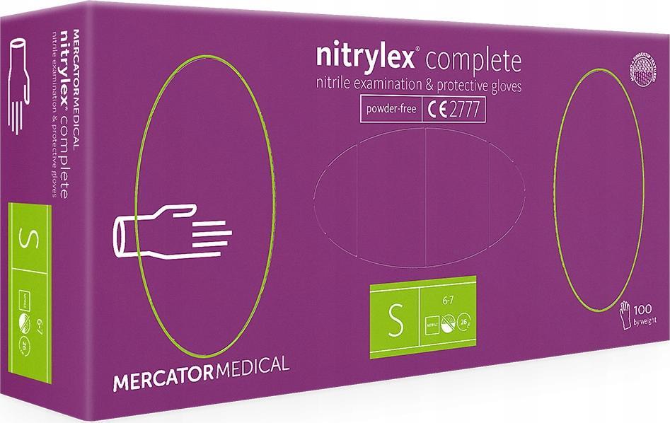 Mercator Medical Rękawice nitrylowe nitrylex complete S 100 szt. () - RD30102002