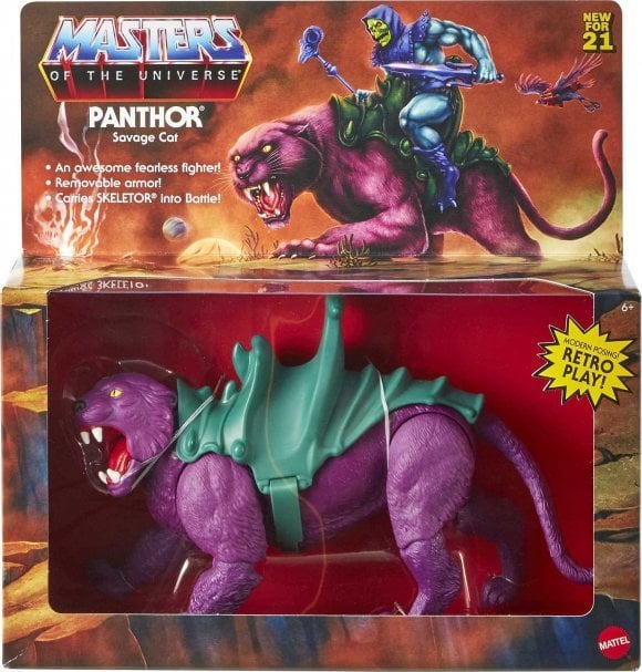 Figurka Mattel Masters of the Universe Origins - Panthor (GVN49)