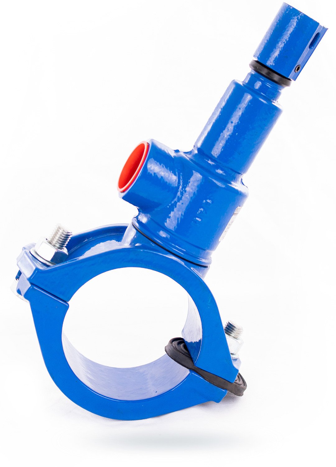 Nawiertka przyłączeniowa NP.-1 DN 225/50 do rur PVC/PE, o ściance do 11 mm, żeliwo szare GJL