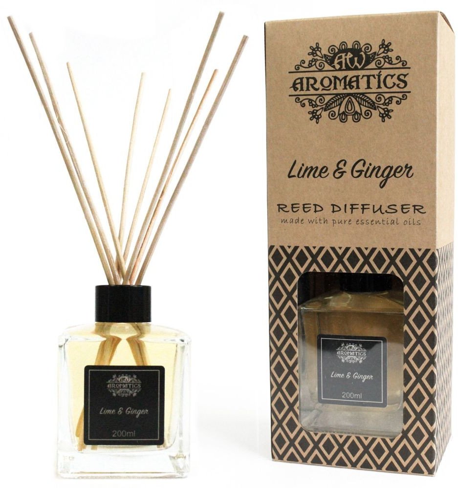 Dyfuzor zapachowy trzcinowy - Limonka i imbir