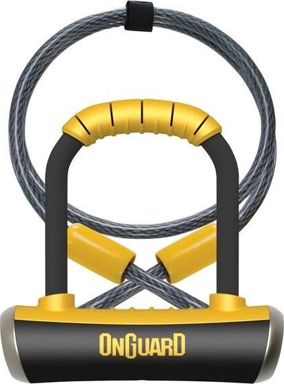 OnGuard Zapięcie rowerowe ONGUARD PitBull Mini DT 8008 U-LOCK - 14mm 90mm 140mm - 5 x Klucze z kodem + linka 10mm 120cm uniwersalny