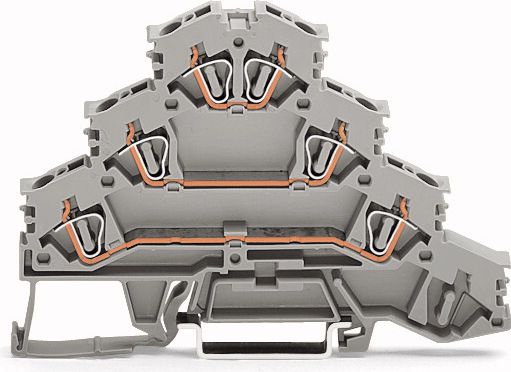 Wago Złączka szynowa 4-pietrowa 4mm2 do silników elektrycznych (281-532)