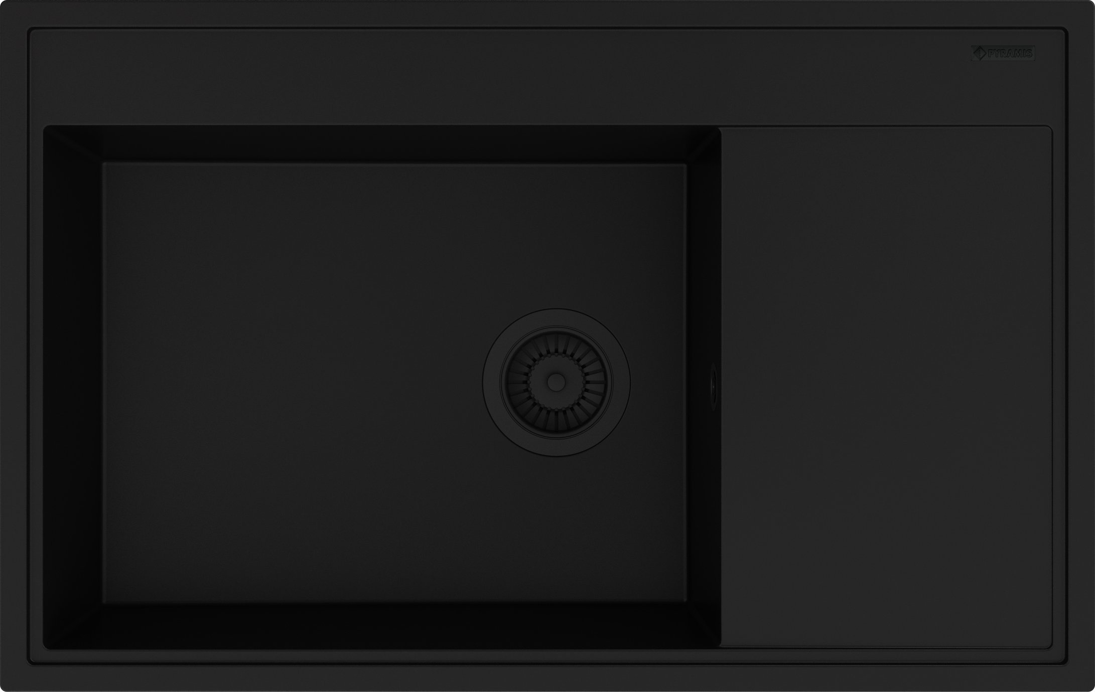 Zlewozmywak Pyramis Zestaw Pyramis CAMEA 79x50 1B1D L +IDEA BE volcano