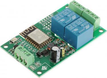 MODUŁ PRZEKAŹNIKOWY ESP12-2R-D8 Wi-Fi