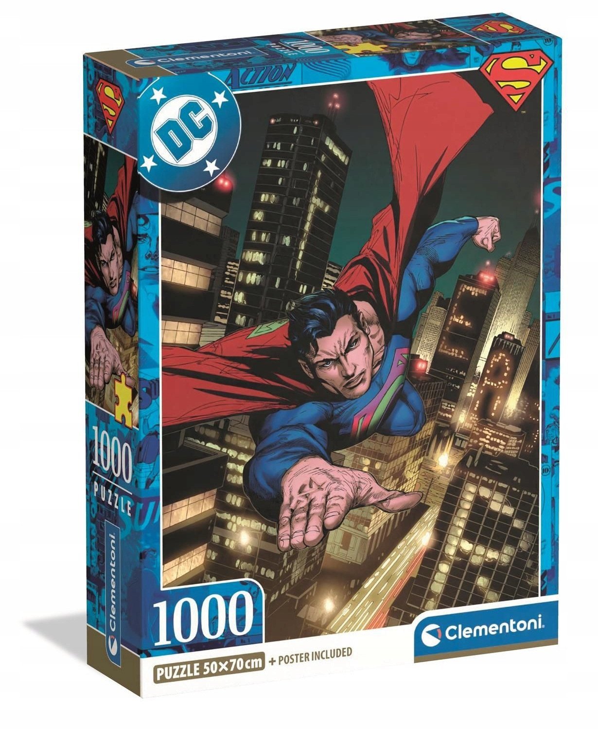 CLE puzzle 1000 Compact DC Superrman 37506