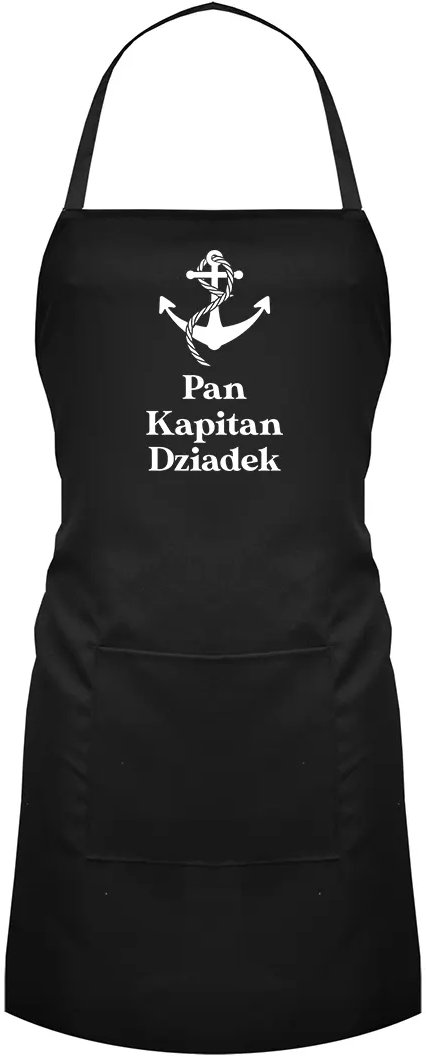 Pan Kapitan Dziadek - fartuch z nadrukiem