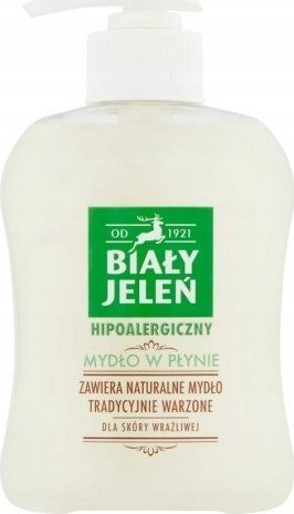 Pollena Mydło w płynie hipoalergiczne Biały Jeleń 300 ml