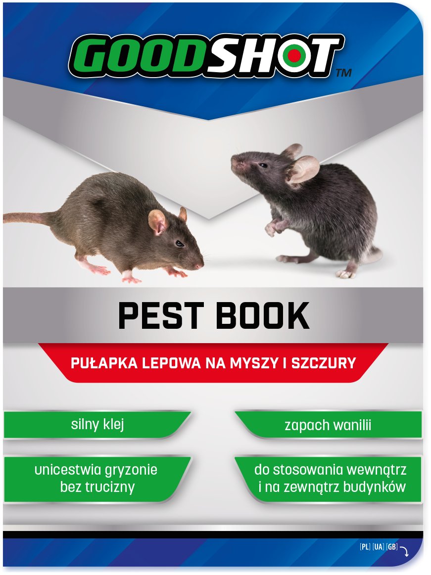 Lep na szczury Pułapka na szczury i myszy 31,5x21x1cm GOODSHOT