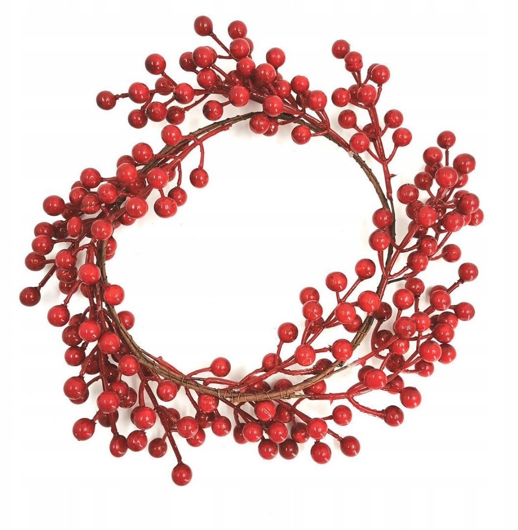 WIANEK DEKORACYJNY Z JARZĘBINY 30CM