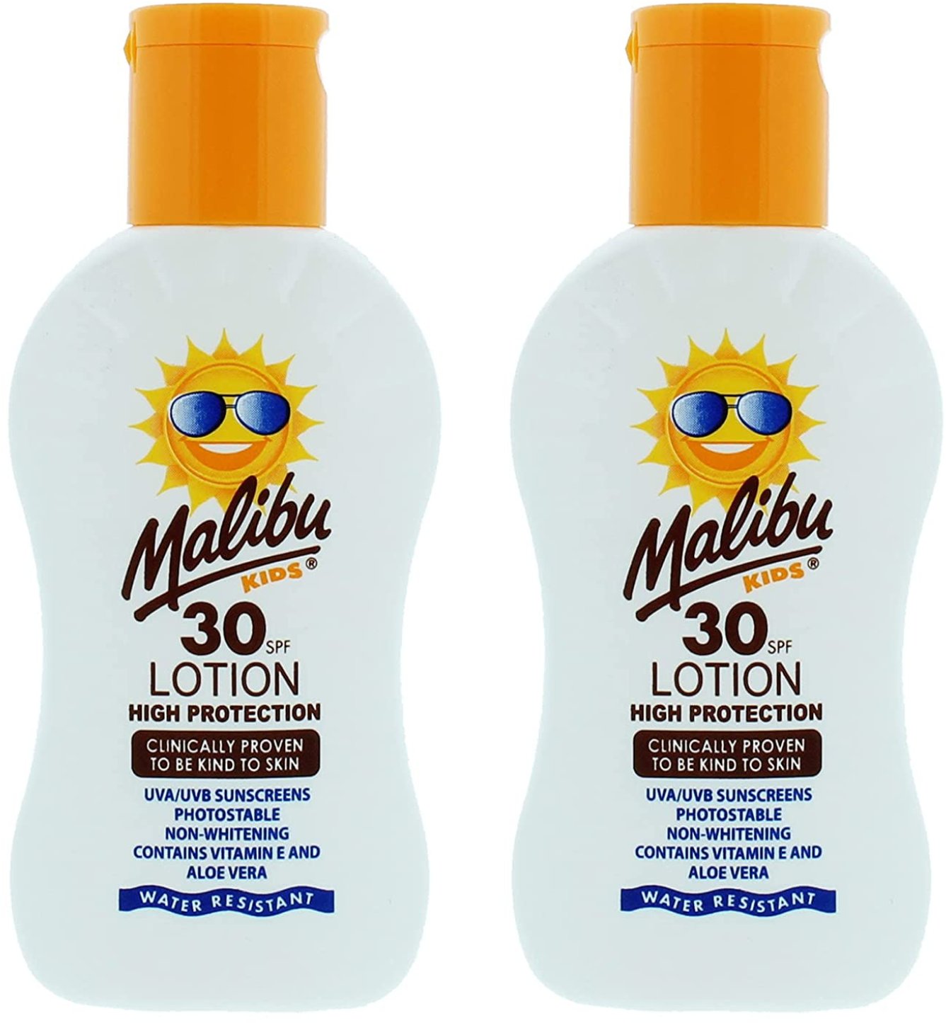 Malibu Kids Lotion Balsam Ochronny Dla Dzieci SPF30 100ml x2szt