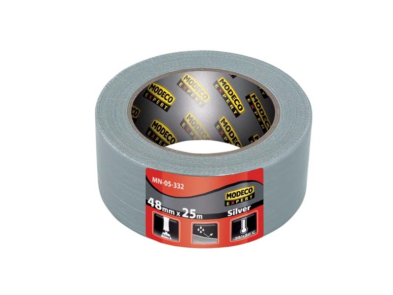 Modeco Taśma uniwersalna DUCT TAPE srebrna 48mm x 50m MN-05-334