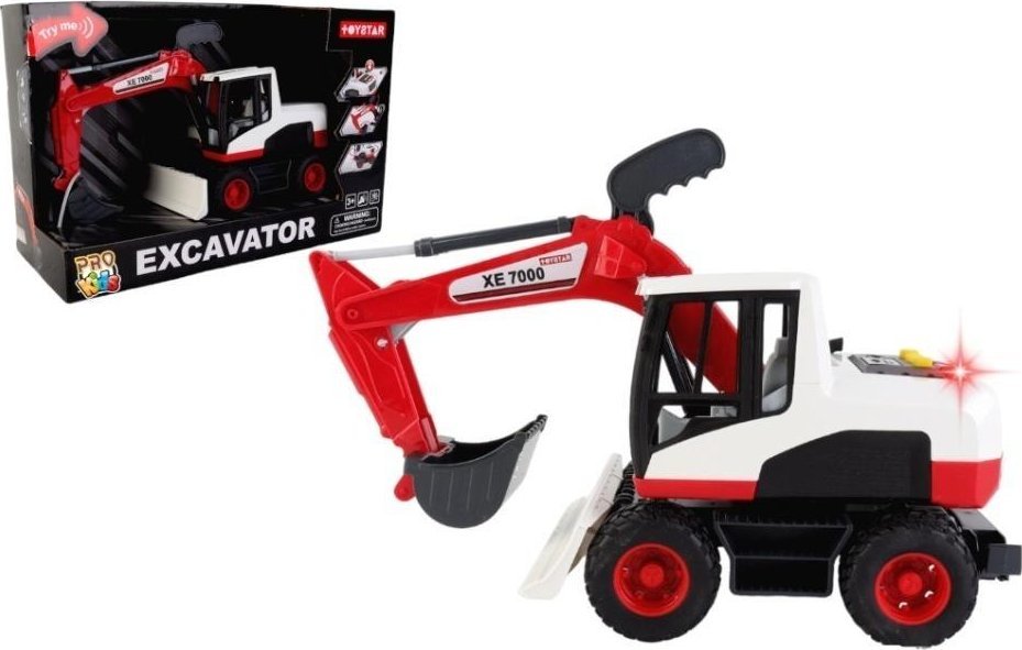 Pro Kids Pojazd specjalistyczny - Koparka z dźwiękiem