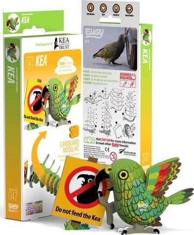 Teka Papuga Kea Eugy. Eko Układanka 3D