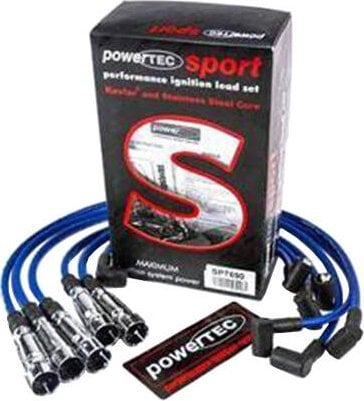 Powertec Przewody zapłonowe PowerTEC AUDI 80 90 100 200 VW PASSAT 1.8-2.3L 73-91 Czerwone