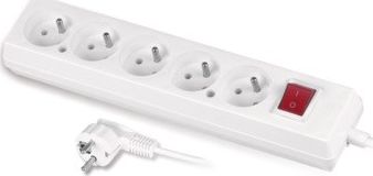 Listwa zasilająca Plastrol 5 gniazd 5 m biała (PS-570WS/5)