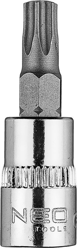 Neo Końcówka TORX TX30 na nasadce 1/4", krótka, 37 mm