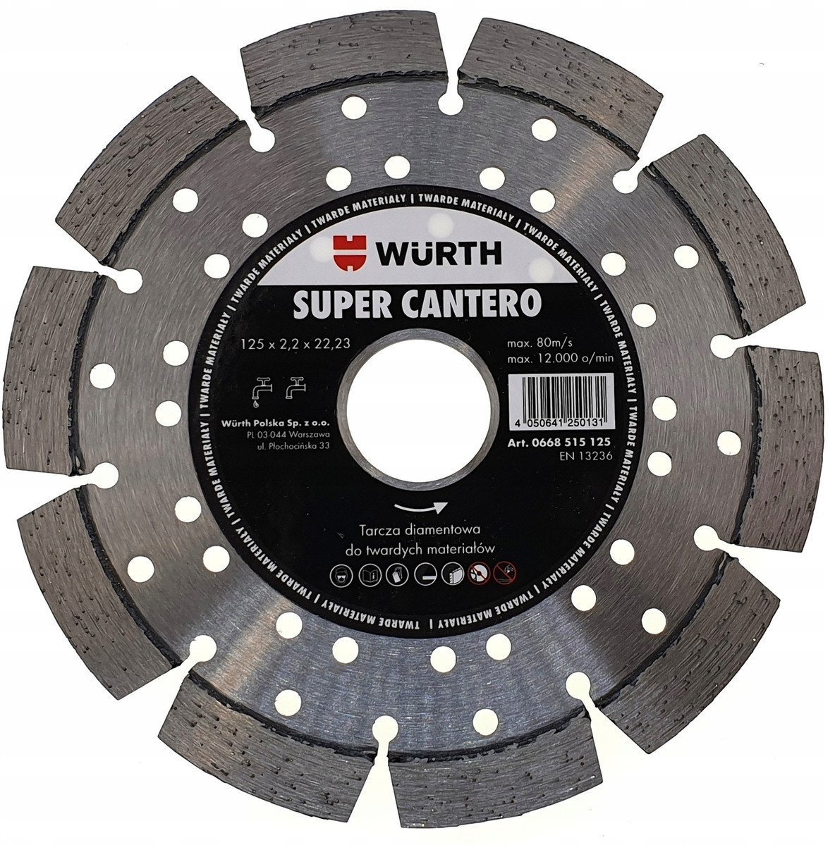 TARCZA DIAMENTOWA SUPER CANTERO 125MM