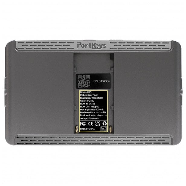 Portkeys LH7H 7 Inch Touchscreen Monitor with 1000 Nits