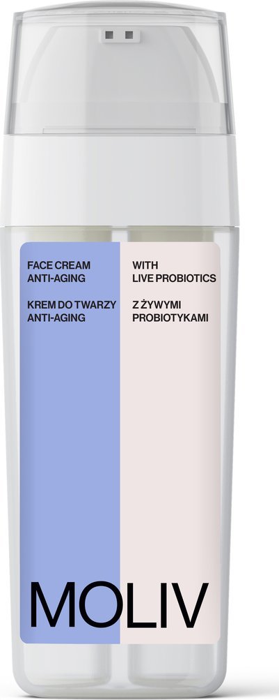 MOLIV Anti-Aging Krem do twarzy z żywymi probiotykami 30ml