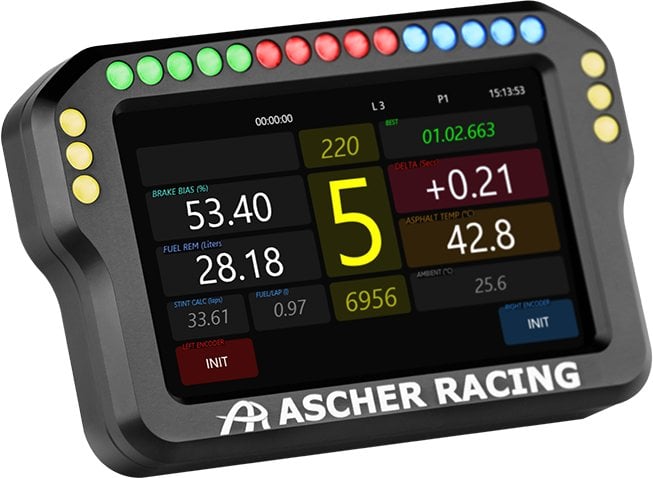 Ascher Racing Dashboard 4"