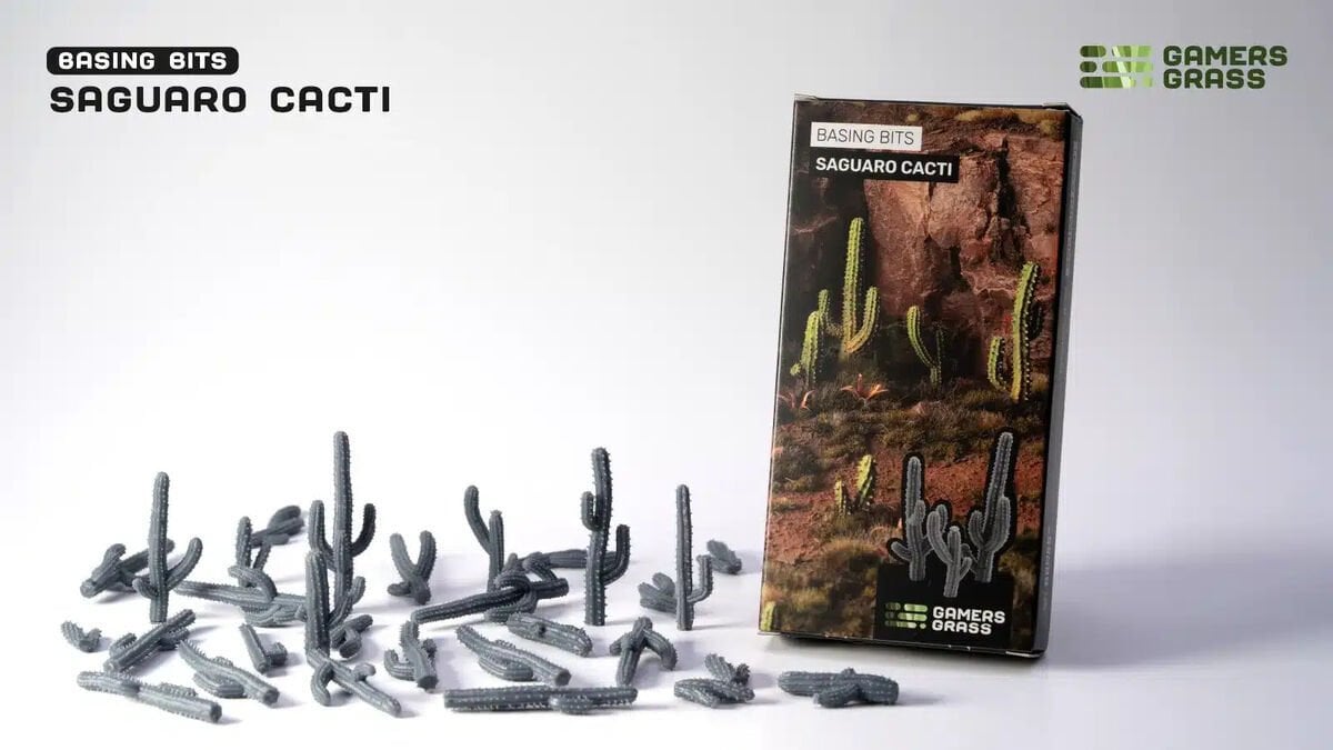 Gamers Grass Basing Bits - Saguaro Cacti