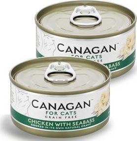 Canagan CANAGAN KOT pusz.75g CHICKEN/SEABASS KURCZAK / SEABASS /12