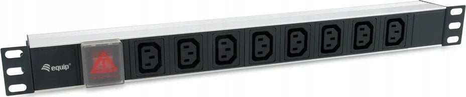 Listwa zasilająca Equip Steckdosenleiste 19"(1HE)8fach IEC320C14,1,8m Kabel,si