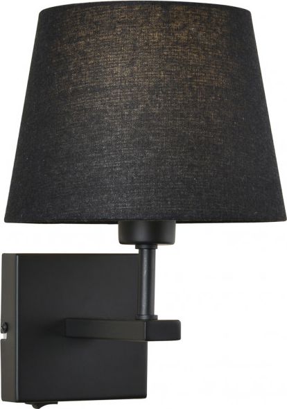 Kinkiet Italux Kinkiet ścienny czarny Italux Norte WL-1122-1-A-BM-RO-BL