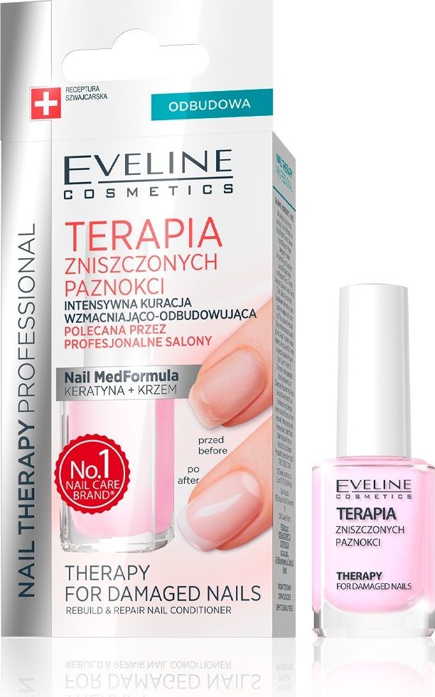 Eveline Nail Therapy Intensywna Kuracja wzmacniająco-odbudowująca 12ml