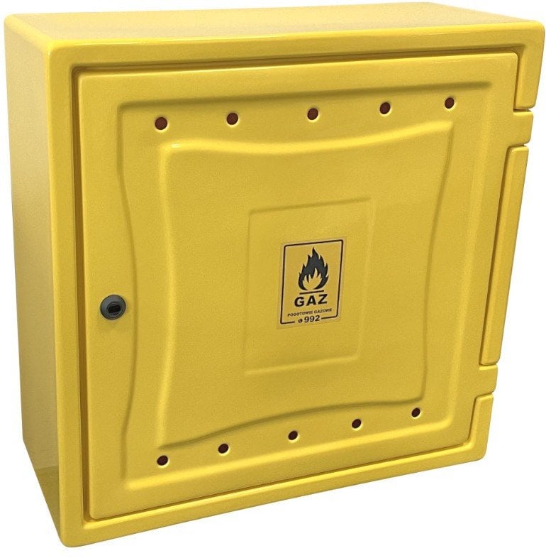 OSÅONA LICZNIKA GAZU Z TWORZYWA 250*600*600MM BEZ PLEC.Å»ÃÅTA