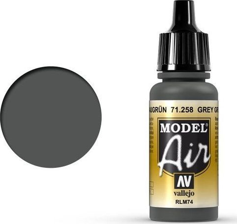 Vallejo Vallejo Model Air Gray Green RLM74 71.258 uniwersalny
