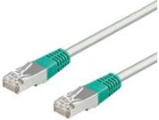 Diverse Patchcord Krosowany, S/FTP, CAT6, 5m, szary