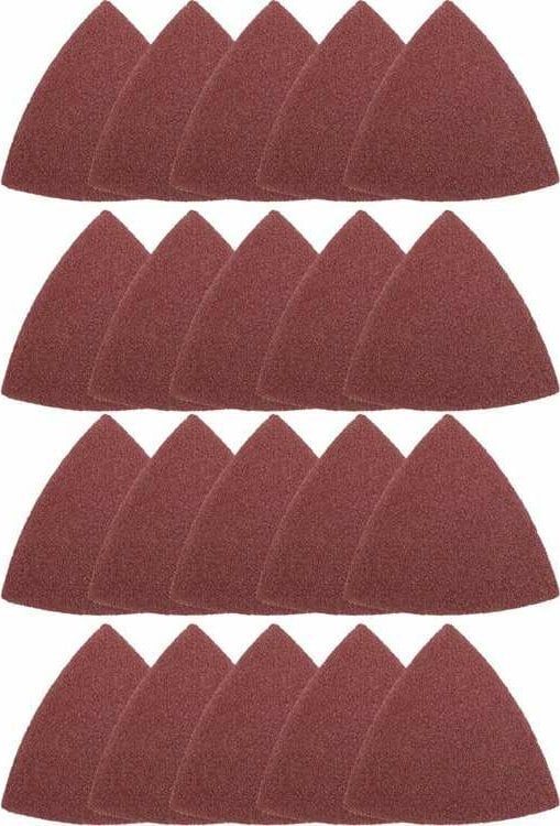 Yato YATO PAPIER ŚCIERNY TRÓJKĄTNY 80mm 20szt.