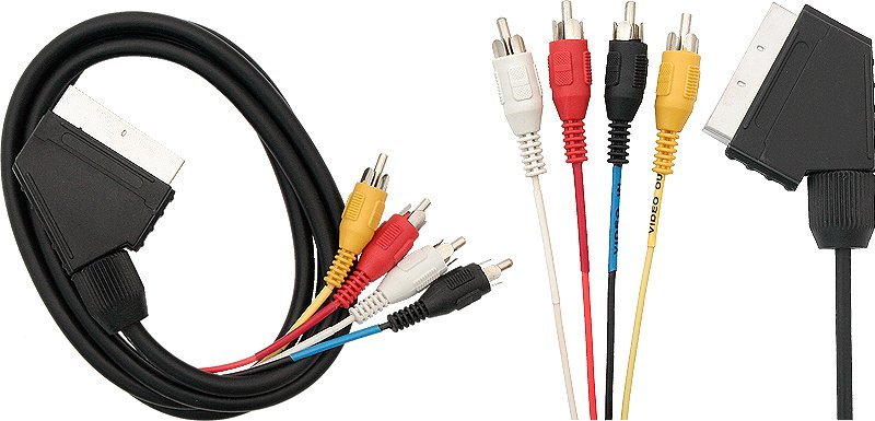 Kabel Blow 9923# Przyłącze euro-4 rca 1.5m hq